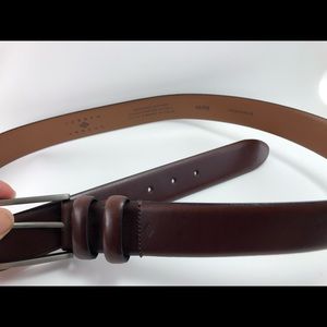 JOSEPH ABBOUD Brown leather belt, size 40